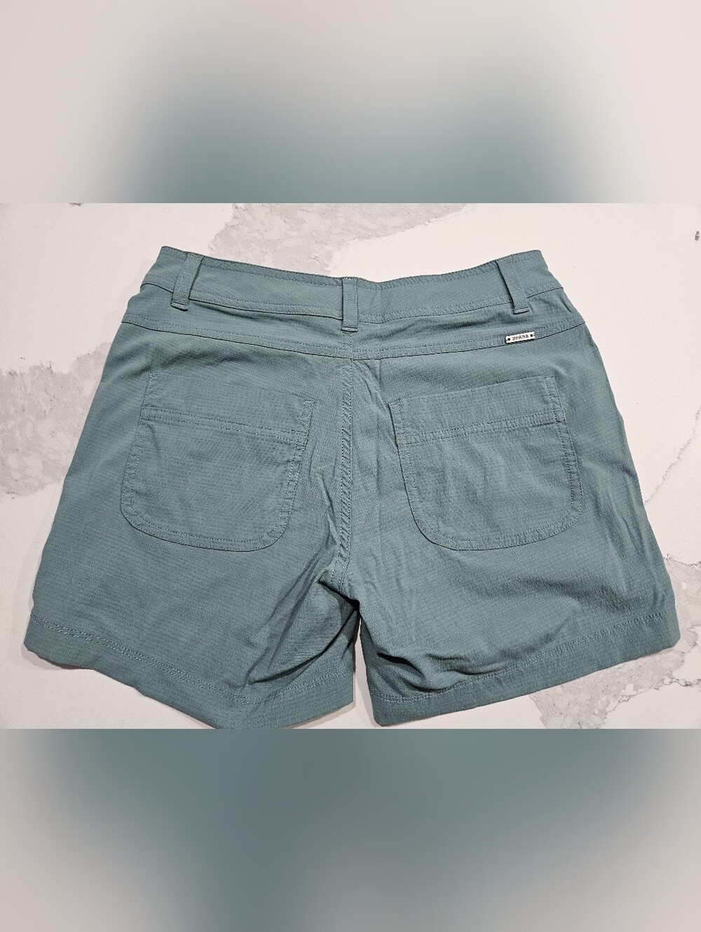 Prana Women's Teal Athletic Shorts - Picture 2 of 7